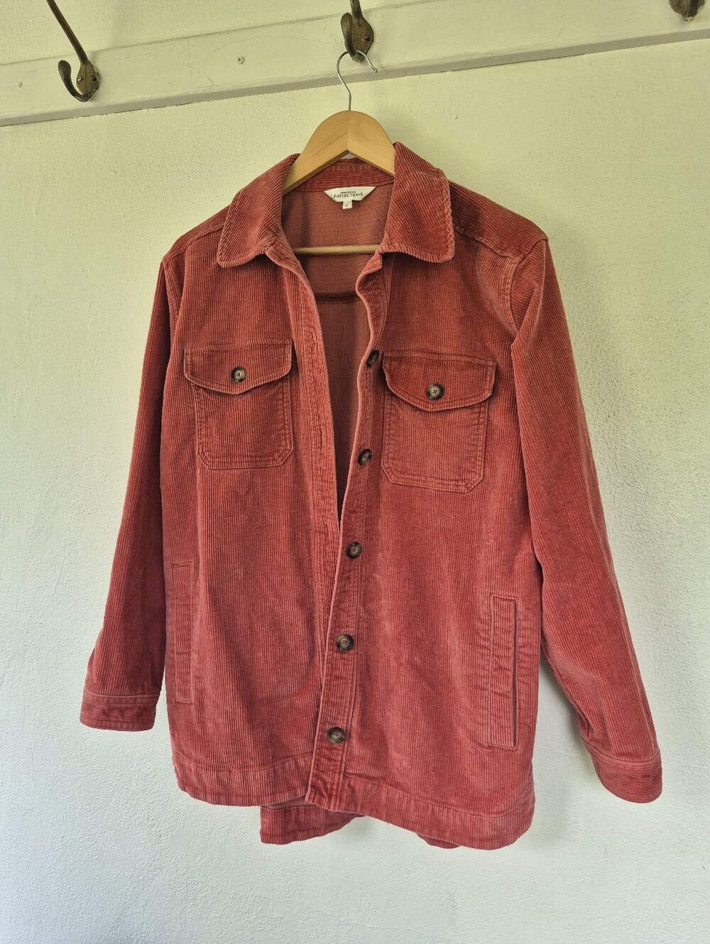 Courduroy Shirt Jacket 98% Cotton By Northern Reflections Small